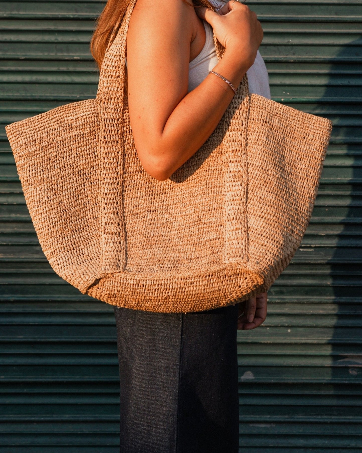 #raffia#LILA - IKIALAtag1#ecofashionHandtasche