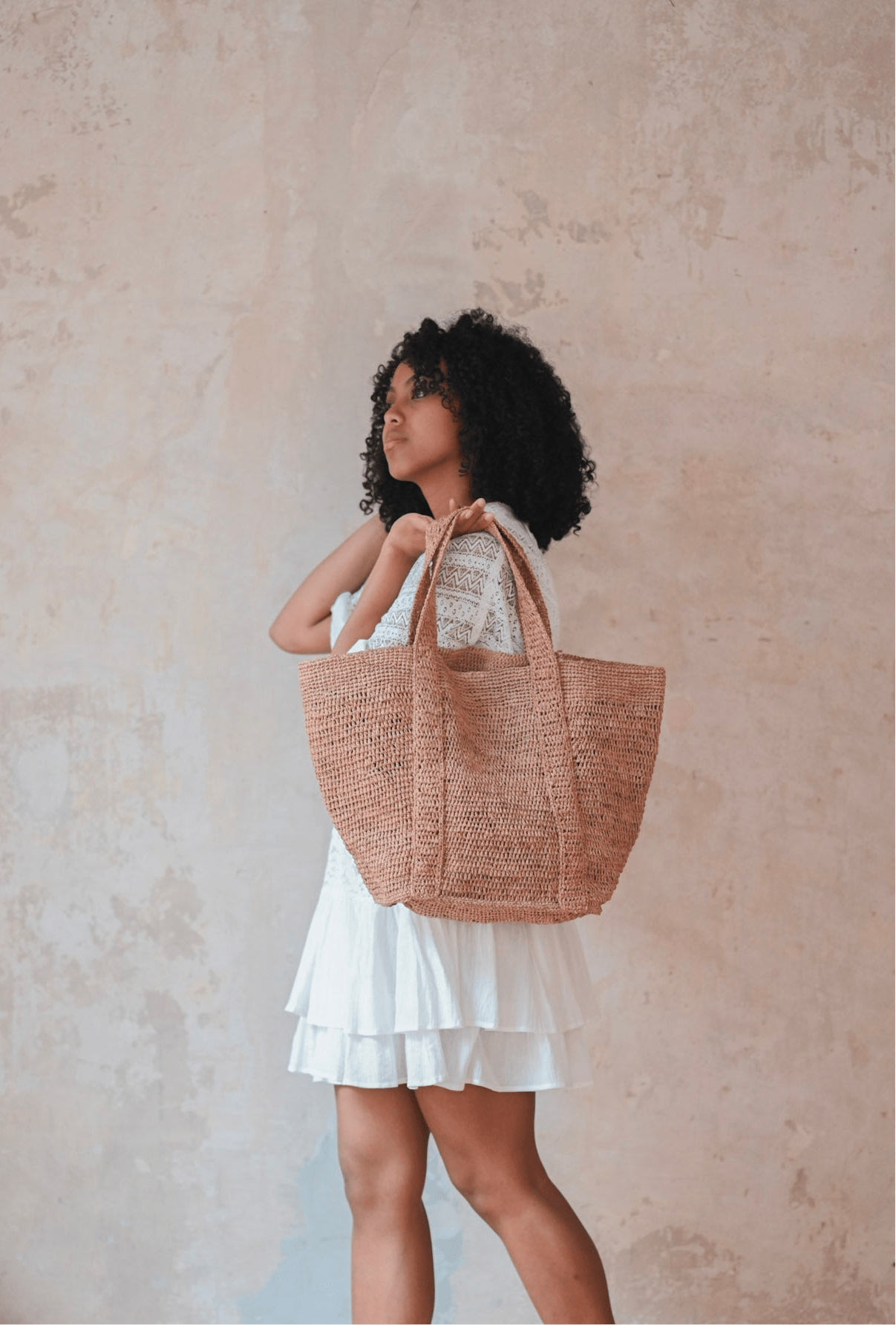 #raffia#LILA - IKIALAtag1#ecofashionHandtasche