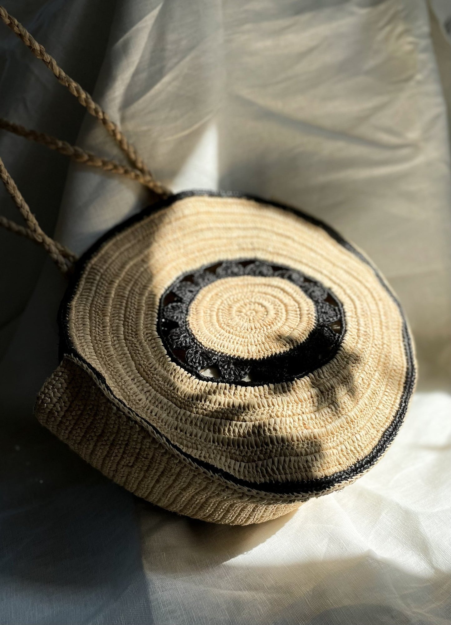 #raffia#NORO - IKIALAtag1#Handtascheikiala
