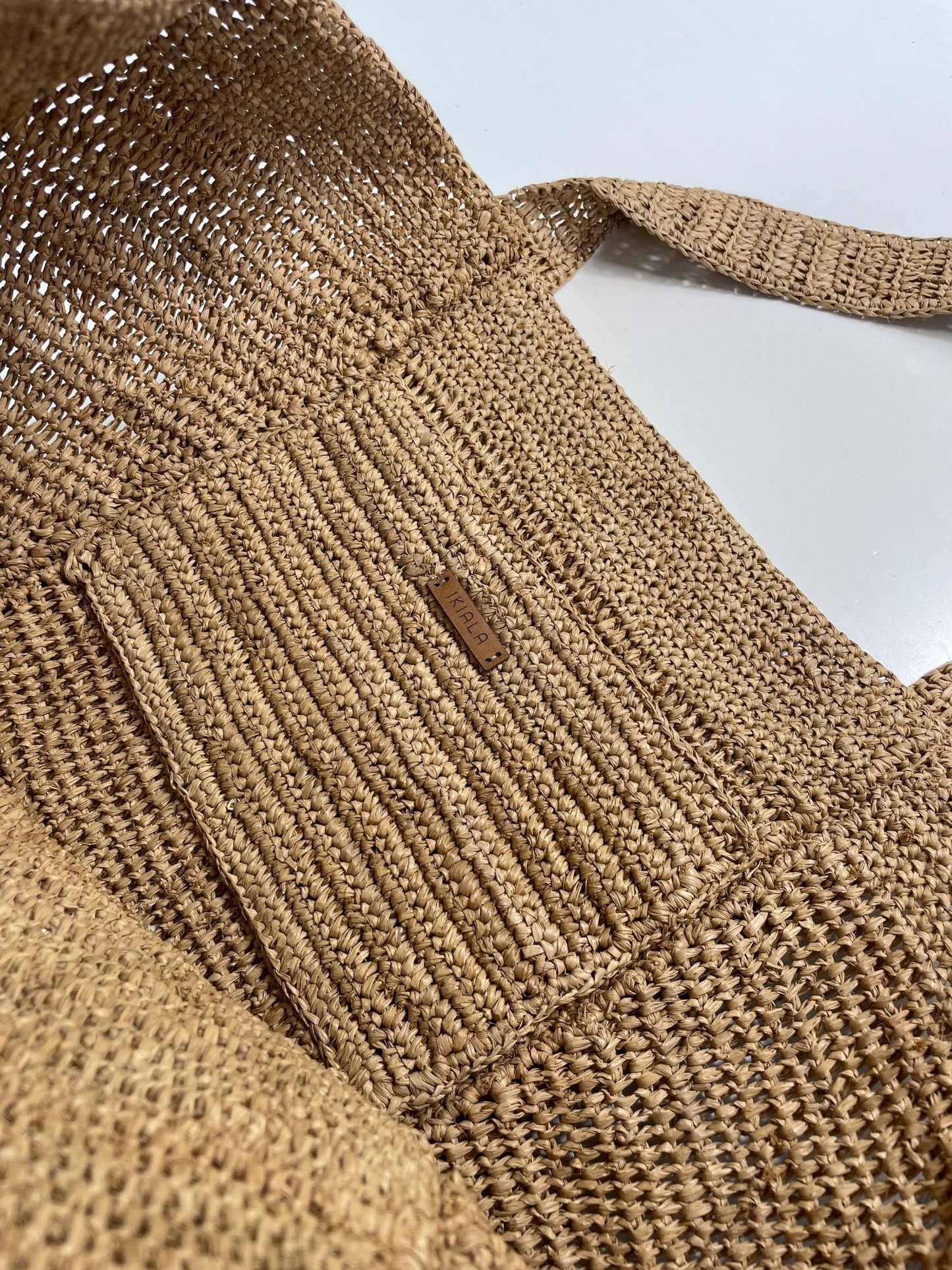 #raffia#LILA - IKIALAtag1#ecofashionHandtasche