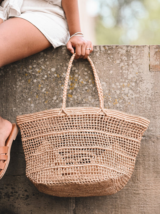 #Strandtasche#raffia#RAVO BE - IKIALAtag1#Handtascheikiala