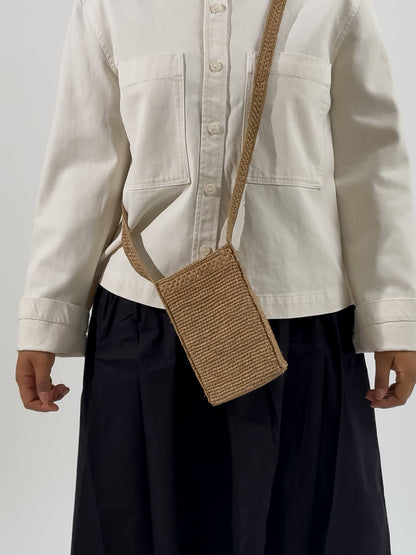 #raffia#AIKY Handytasche Raffia - IKIALAtag1#Handtascheikiala