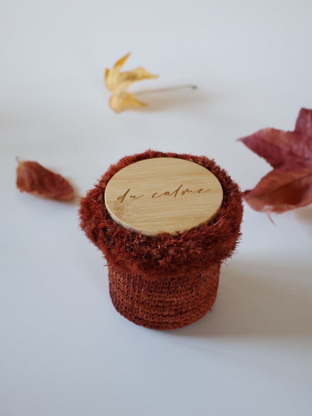 #raffia#Duftkerzen IKIALA x Du Calme - IKIALAtag1#Dekokorbduftkerzen