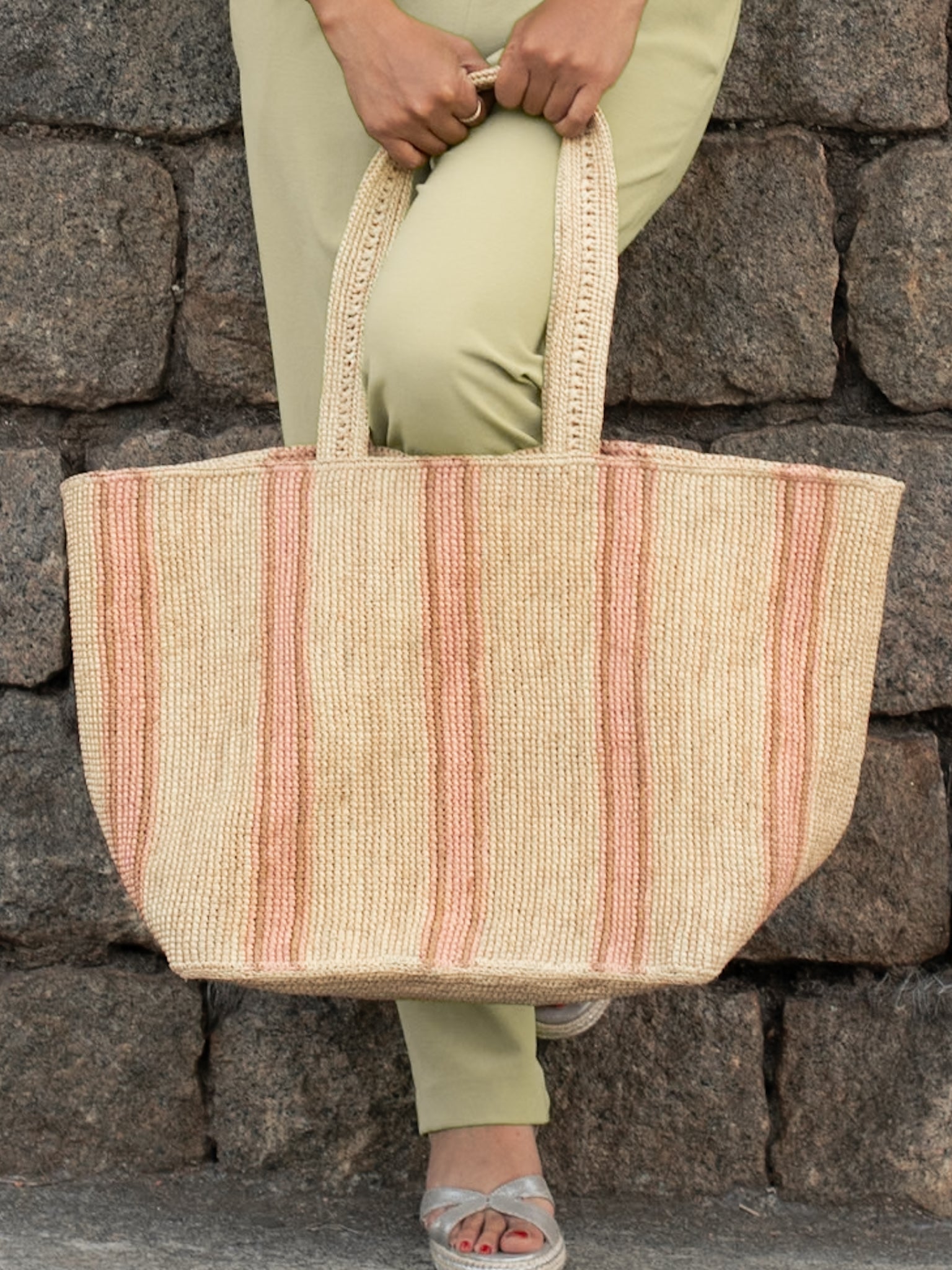 #raffia#FINARITRA - IKIALAtag1#HandtascheKorbtasche
