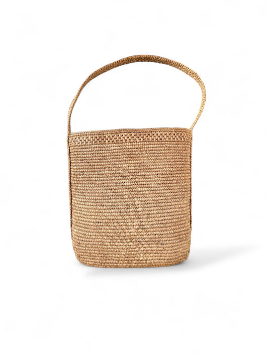 JANE - Raffia Bucket Bag - IKIALAtag1Handtascheikiala