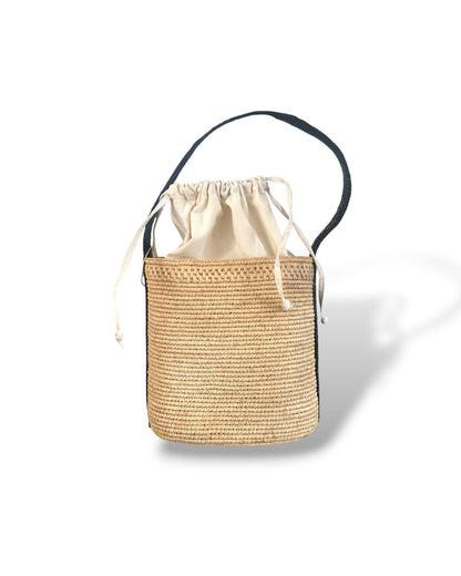 raffiaJANE - Raffia Bucket Bag - IKIALAtag1Handtascheikiala