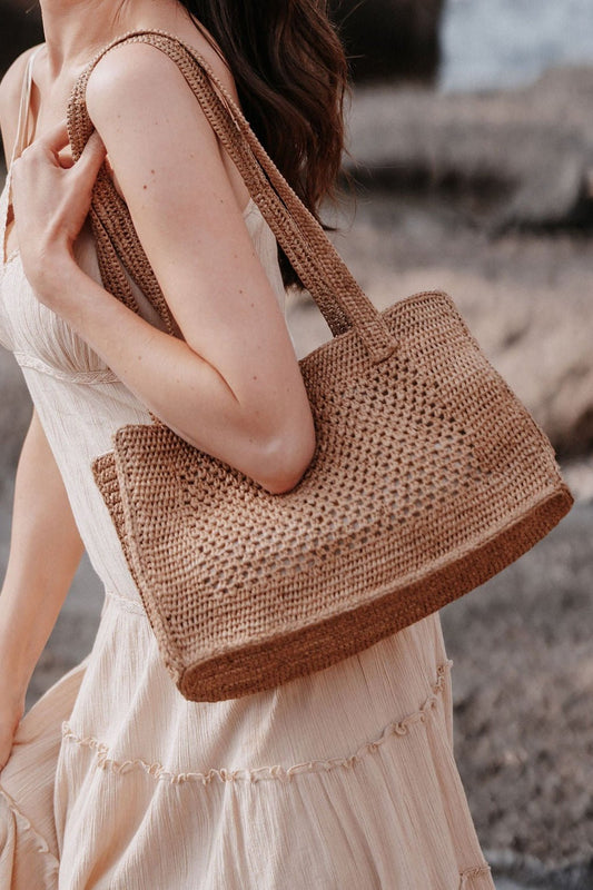 #raffia#RAIVO - IKIALAtag1#ecofashionHandtasche