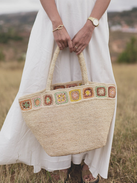 raffiaRAVAKA - IKIALAtag1HandtascheKorbtasche