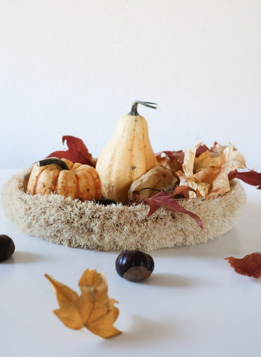 #raffia#TIANA - IKIALAtag1#TablettTischdeko